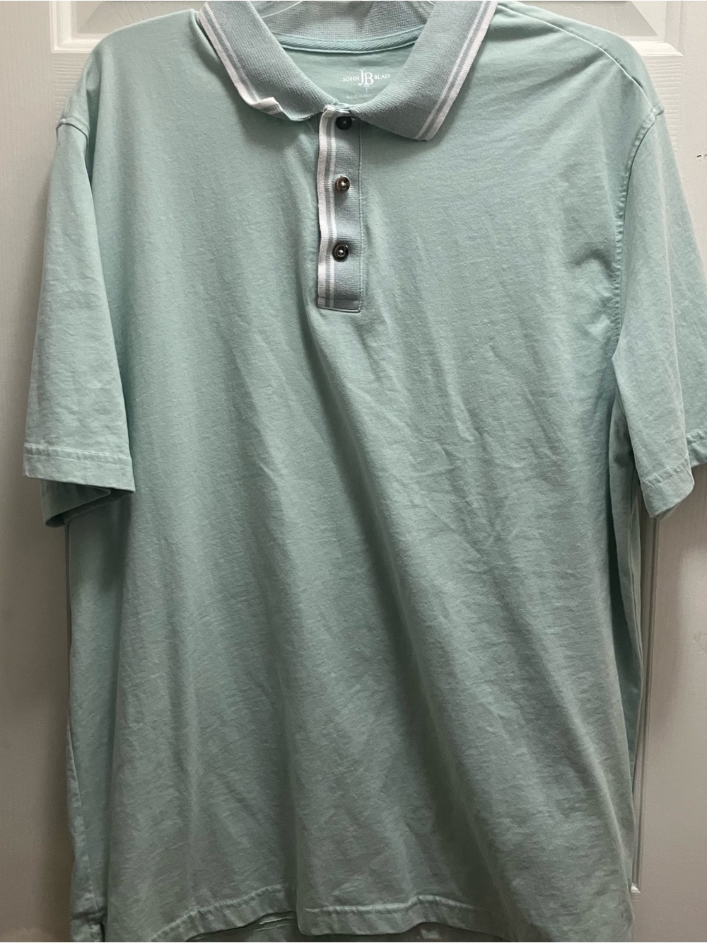 John Blair Men’s Mint Green Size Large Polo
